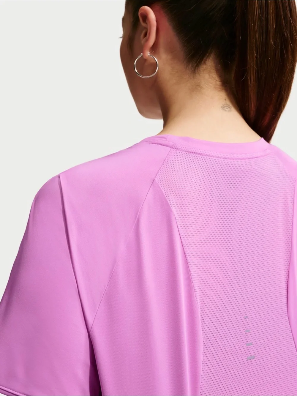 Women’s Nike Swift Dri-FIT Running Top Light Magenta/Pink Reflective | Size: 3X